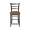 International Concepts Emily CounterHeight Stool, 24" Seat Height, Hickory/Washed Coal S45-6172 - alternate 5